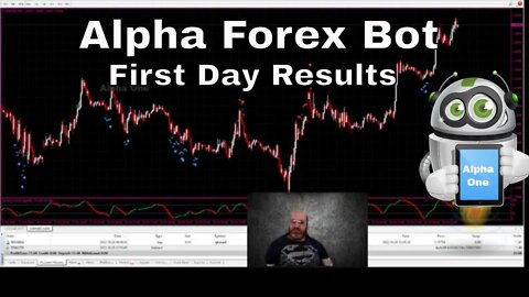 Alpha Forex Bot First Day Result