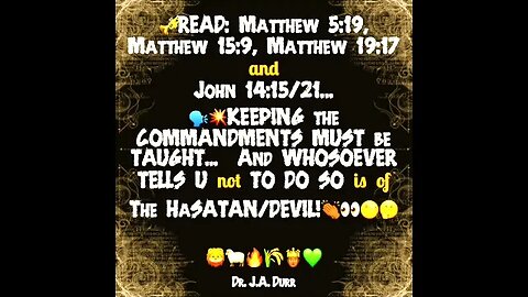 DSP#7 BETTER KEEP THEM COMMANDMENTS or DIE TRYING!