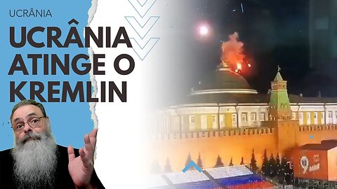 DRONE atinge o KREMLIN e MÍDIA RUSSA acusa UCRANIANOS de TENTATIVA de MATAR PUTIN que se CAGOU TODO