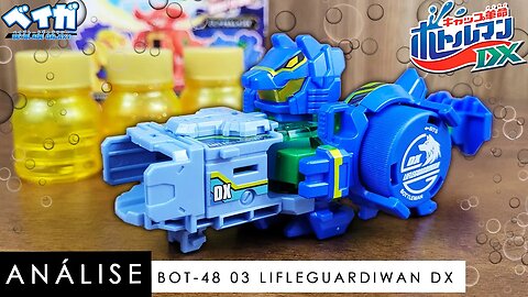 Análise BOT-48 03 LIFLEGUARDIWAN DX BLUE VER. - Bottleman DX キャップ革命ボトルマンDX