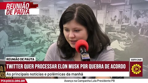 Elon Musk processado por romper acordo | Momentos do Reunião de Pauta