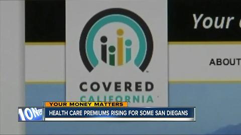 Healthcare premiums rising for some San Diegans