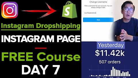 [Free Course 7/21] Instagram Dropshipping: How To Make Your Instagram Page + Buying FOLLOWERS LIVE!