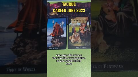 Taurus Career June 2023 #careerreading #tarotreading #tarot #career #taurus