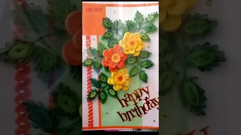 Beautiful 3d paperquilling greeting cards @chcreation moratuwa