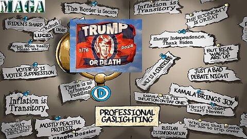 PROFESSIONAL GASLIGHTING 1776 TRUMP OR DEATH 2024