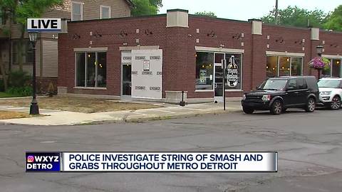 Grosse Pointe Park smash and grab leads to metro wide investigation