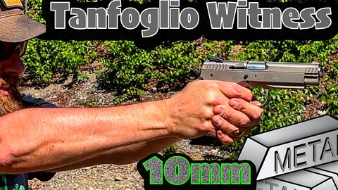 🇮🇹 Saucy Italian Dream Machine | 10mm Tanfoglio STEEL Witness 4.5" | That's Amore❣️