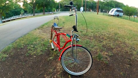 late afternoon Lowrider bike ride in Texas