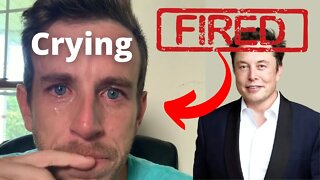 Twitter Employee Cries After Being Fired