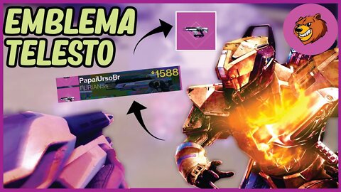 DESTINY 2 │ EMBLEMA DA TELESTO LIBERADA RESGATE AGORA