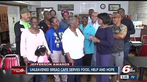 The Unleavened Bread Cafe serves food, help and hope to those in need