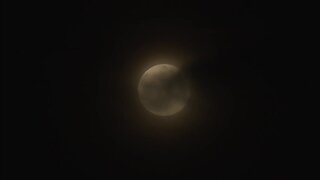 Super Moon rising over the Boise Foothills