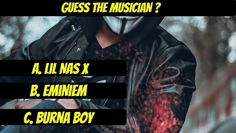 Guess The Music Artist-Picture Edition