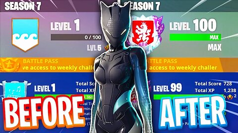 How To Rank Up Extremely Fast In Fortnite Season 7 *LEVEL 100 GUIDE*