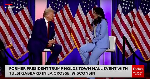 FULL TOWN HALL: Trump Answers Questions Posed By Voters Alongside Tulsi Gabbard