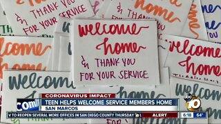 CSUSM student creates welcome home packages for service members