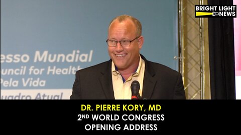 Dr Pierre Kory's Opening Address at the Brazil World Congress