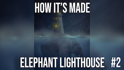 How it's made #2 lighthouse Photoshop