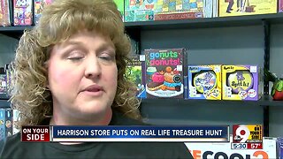 Harrison store puts on real-life treasure hunt