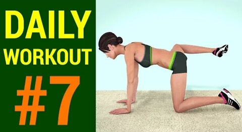 Daily Workout Routine #7: HIIT+ Butt + Legs