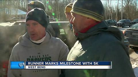 West Bend runner marks milestone with 5K