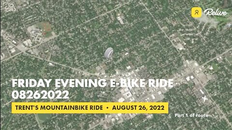 A Friday Evening E-Bike Ride 08262022