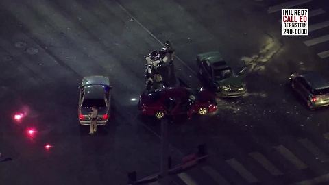 2 cars involved in head-on collision near Flamingo, Swenson