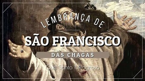 LEMBRANÇA DE SÃO FRANCISCO DAS CHAGAS (CANINDÉ/CEARÁ) 15. Que Santo Milagroso ヅ