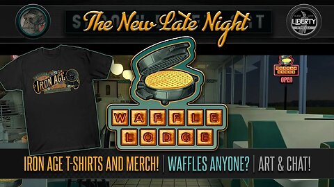 🔴 LATE NIGHT WAFFLE LODGE! SHANTH ENJETI ART