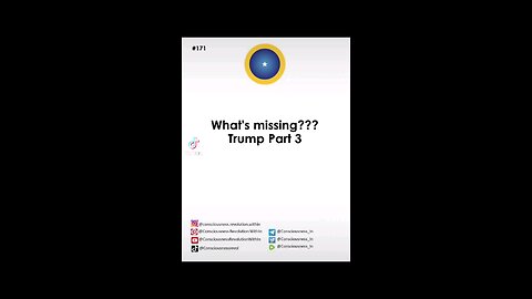 #171 Whats Missing? Trump part 3