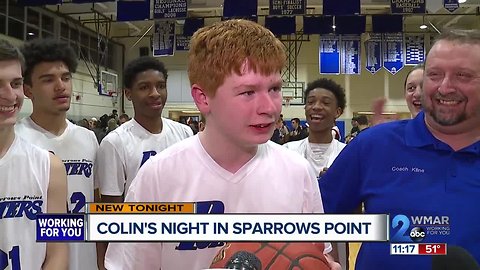 Colin's night in Sparrows Point