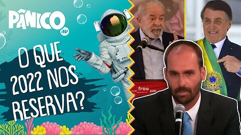 Eduardo Bolsonaro: 'O QUE LULA FEZ POLITICAMENTE FALANDO FOI A VOLTA DA POLARIZAÇÃO'