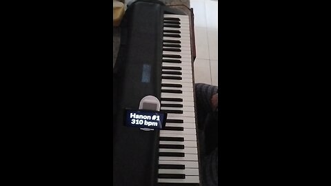 Hanon #1 310 bpm | piano/teclado