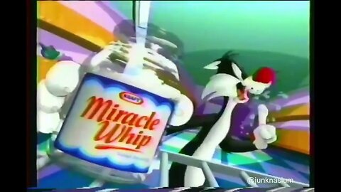 "Sylvester and Tweety Bird Looney Tunes "Miracle Whip- Mayonnaise Madness 90's Commercial" (1998)