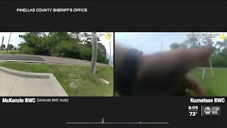 Body cam video shows suspect fire at St. Pete officers, run from scene