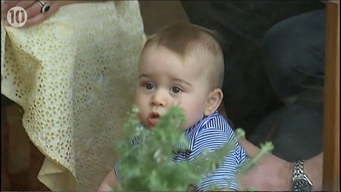 Prince George Visits The Farm