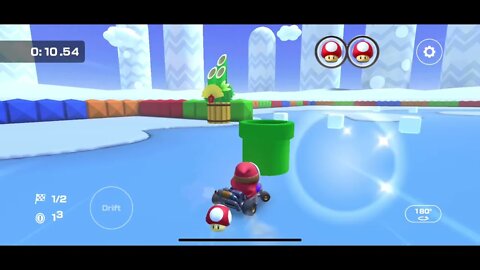 Mario Kart Tour - Peach Cat Cup Challenge: Time Trial Gameplay