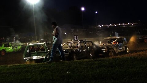 Henry County KY Mini car demolition Derby 6-26-10