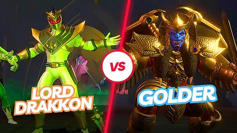 [4K] Lord Drakkon VS Golder - Power Rangers Battle