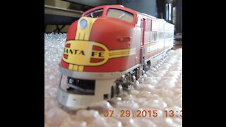 Santa Fe Life like proto 2000 EMD E6 Ho scale Project update 1