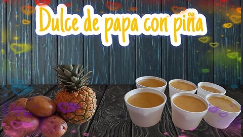 DULCE DE PAPA CON PIÑA