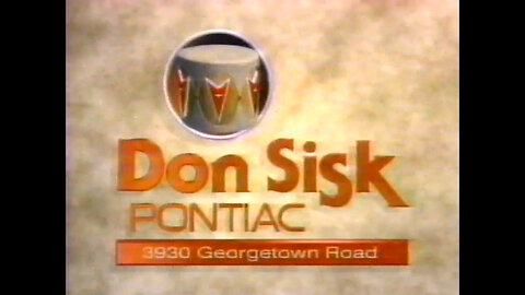 March 27, 1998 - Don Sisk Pontiac & WRTV Kevin Gregory Weather Bumper