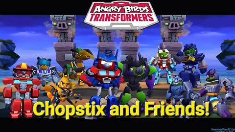 Chopstix and Friends! Angry Birds Transformers part 3! (what is this mess??) #transformers