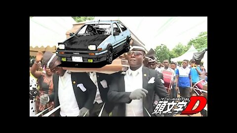 Coffin Dance Meme but it's Initial D