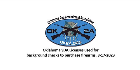 OK2A Handgun License used for firearm purchases in Oklahoma