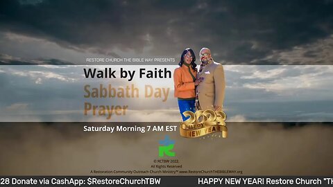 The Final Early Sabbath Day Prayer of 2022 with Pastor Carl & Lady DeVon Mitchell