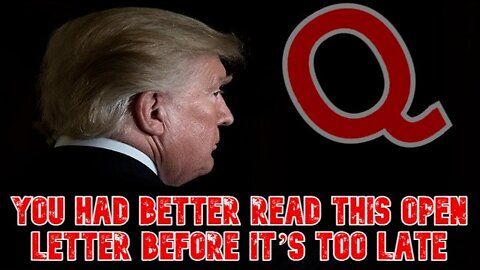 President Donald Trump: You Had Better Read This OPEN LETTER Before It’s Too Late!!