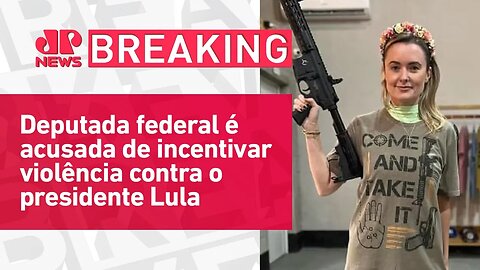 Júlia Zanatta diz não se referir a Lula em foto com arma | BREAKING NEWS