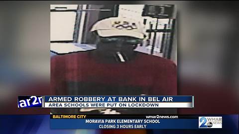 Bel Air armed bank robbery puts schools on lockdown